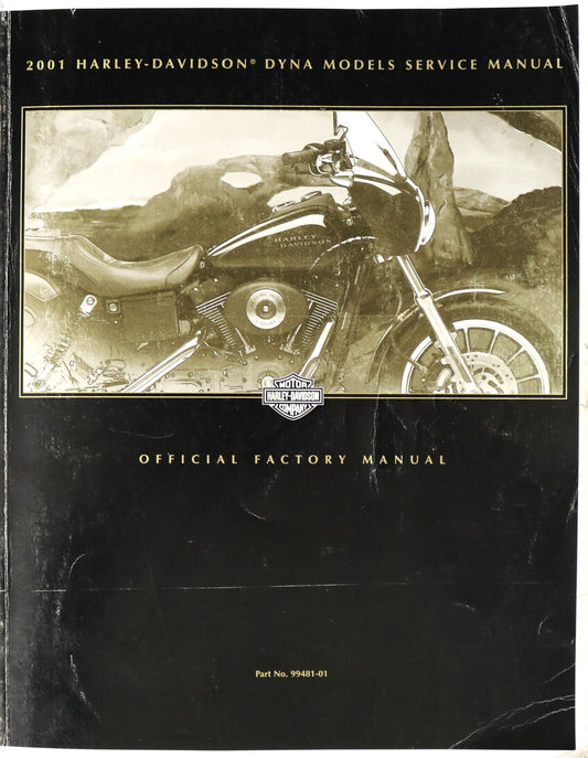 Harley Davidson Dyna Models Motorbike Motorcycle Official Service Manual Guide Book