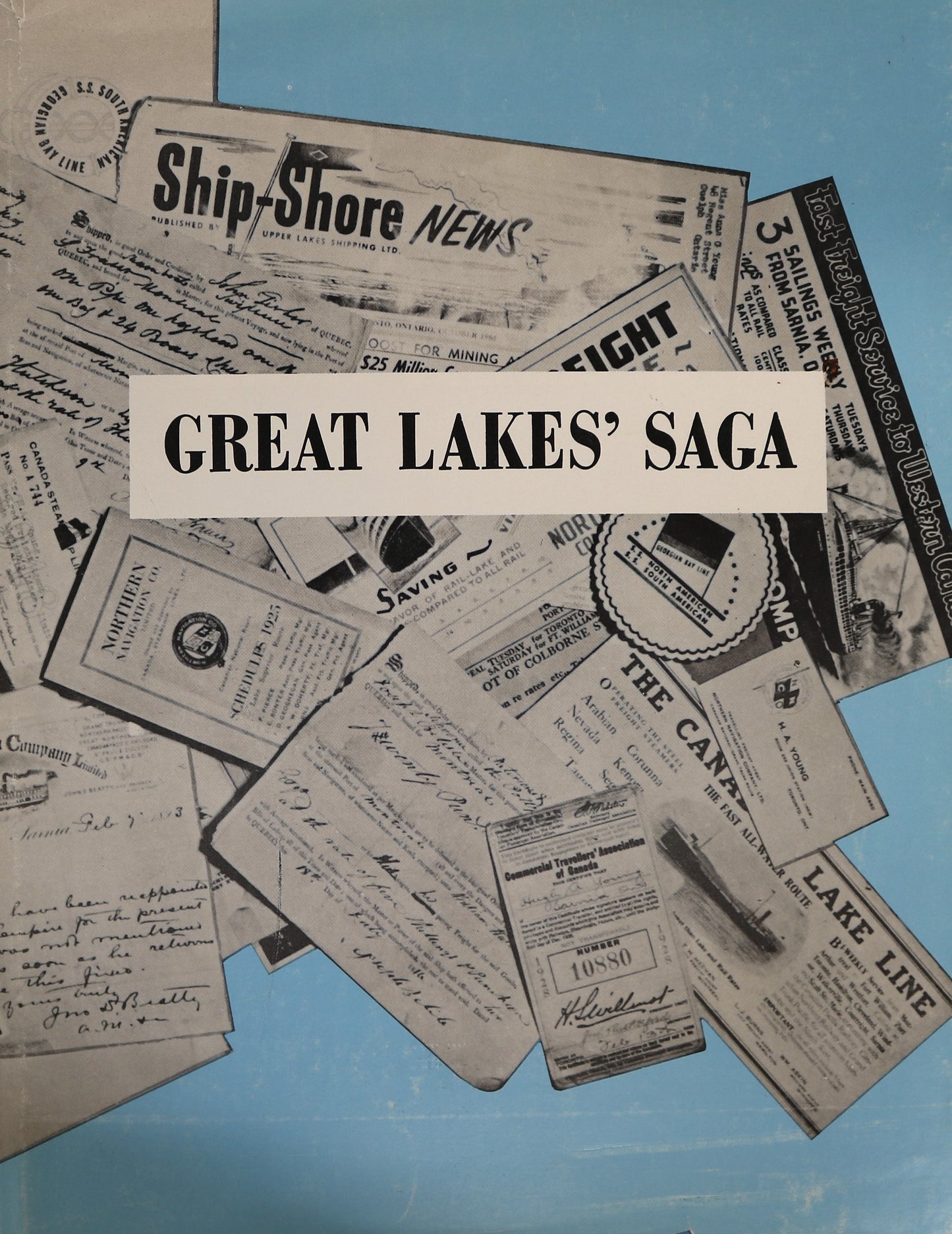 Great Lakes Saga Canada Canadian Marine Shipping History Used Book