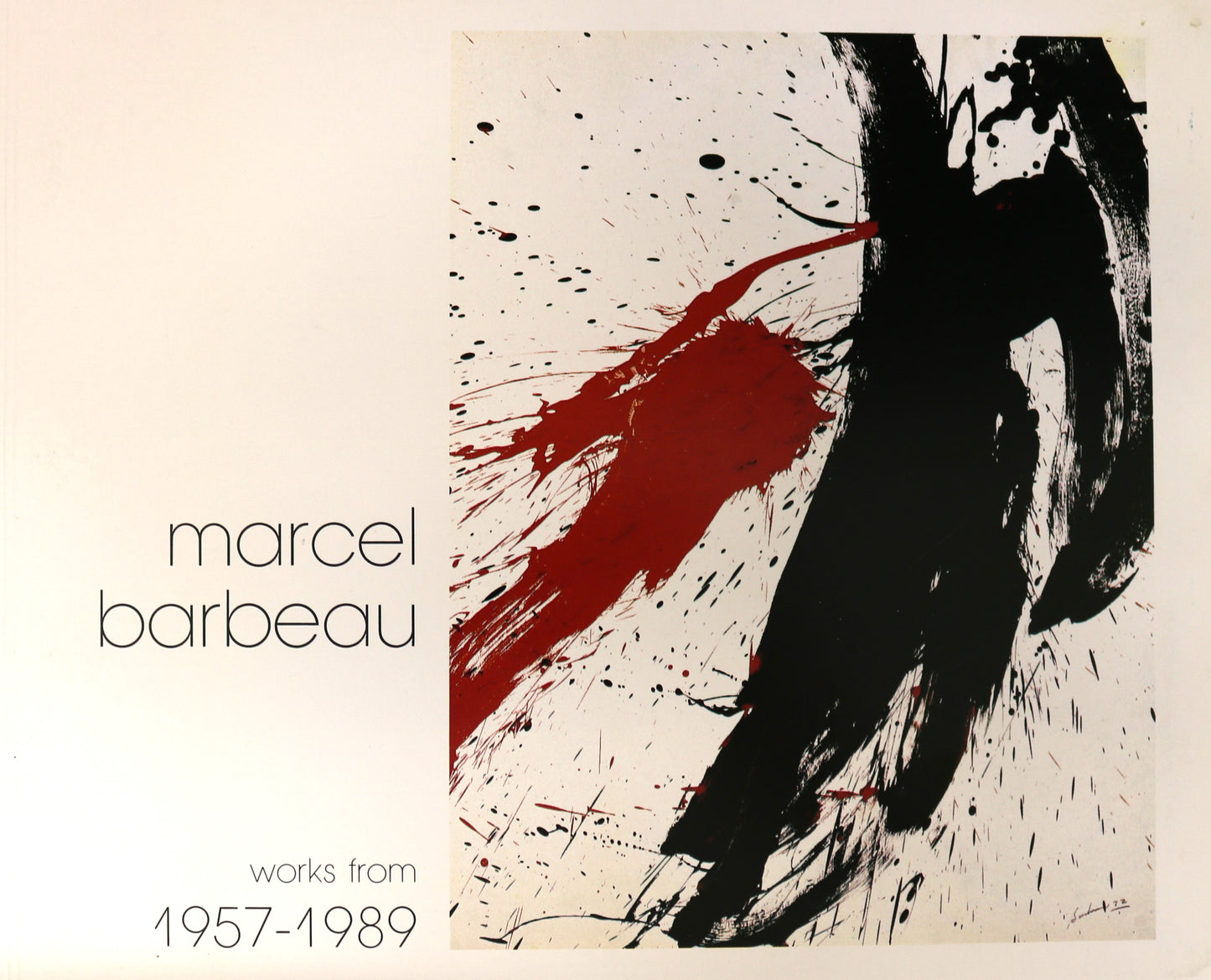 Marcel Barbeau 1957-1989 Canada Canadian Abstract Painter Artist Art Book