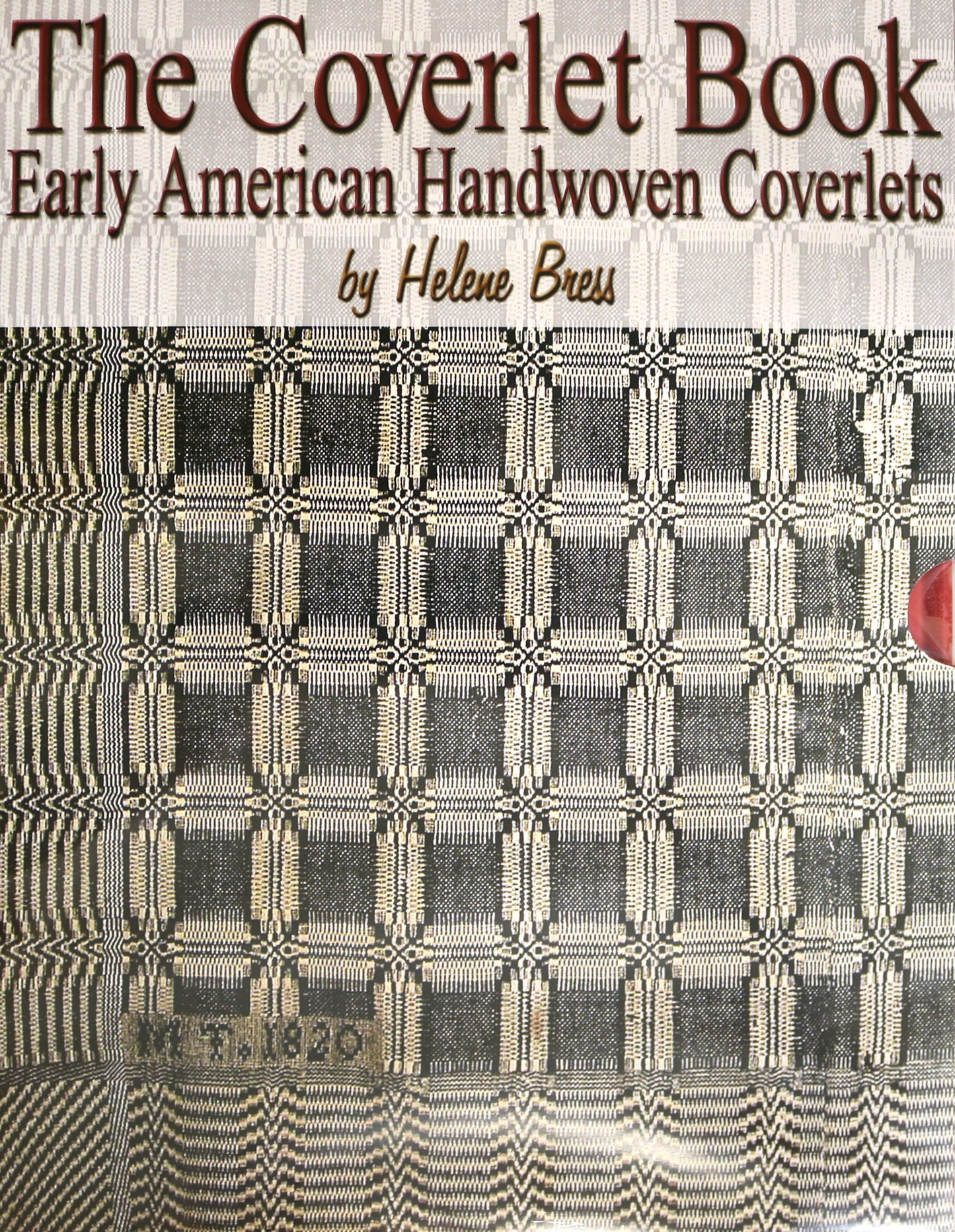 Coverlet Book Early American Handwoven Coverlets Blankets Weaving History Book