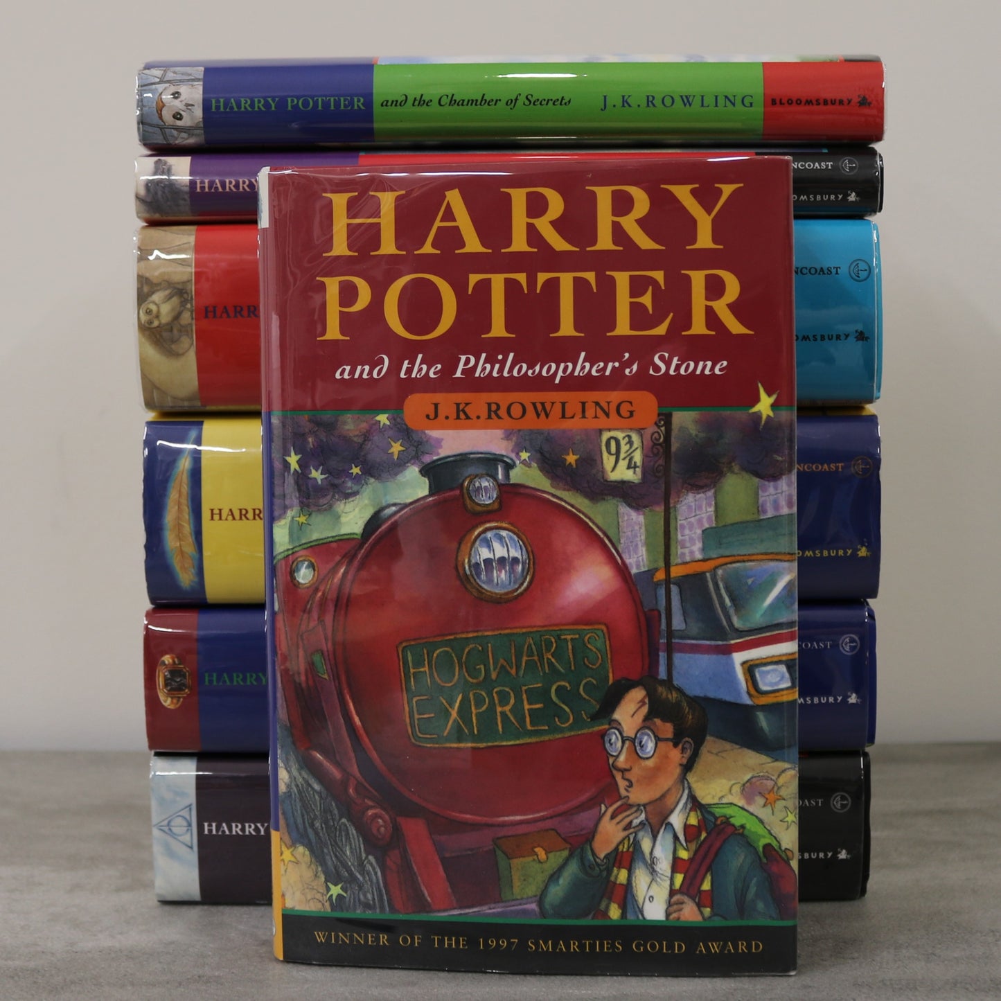 Harry Potter Complete Raincoast Bloomsbury Hardcover Set J.K. Rowling Fiction Books