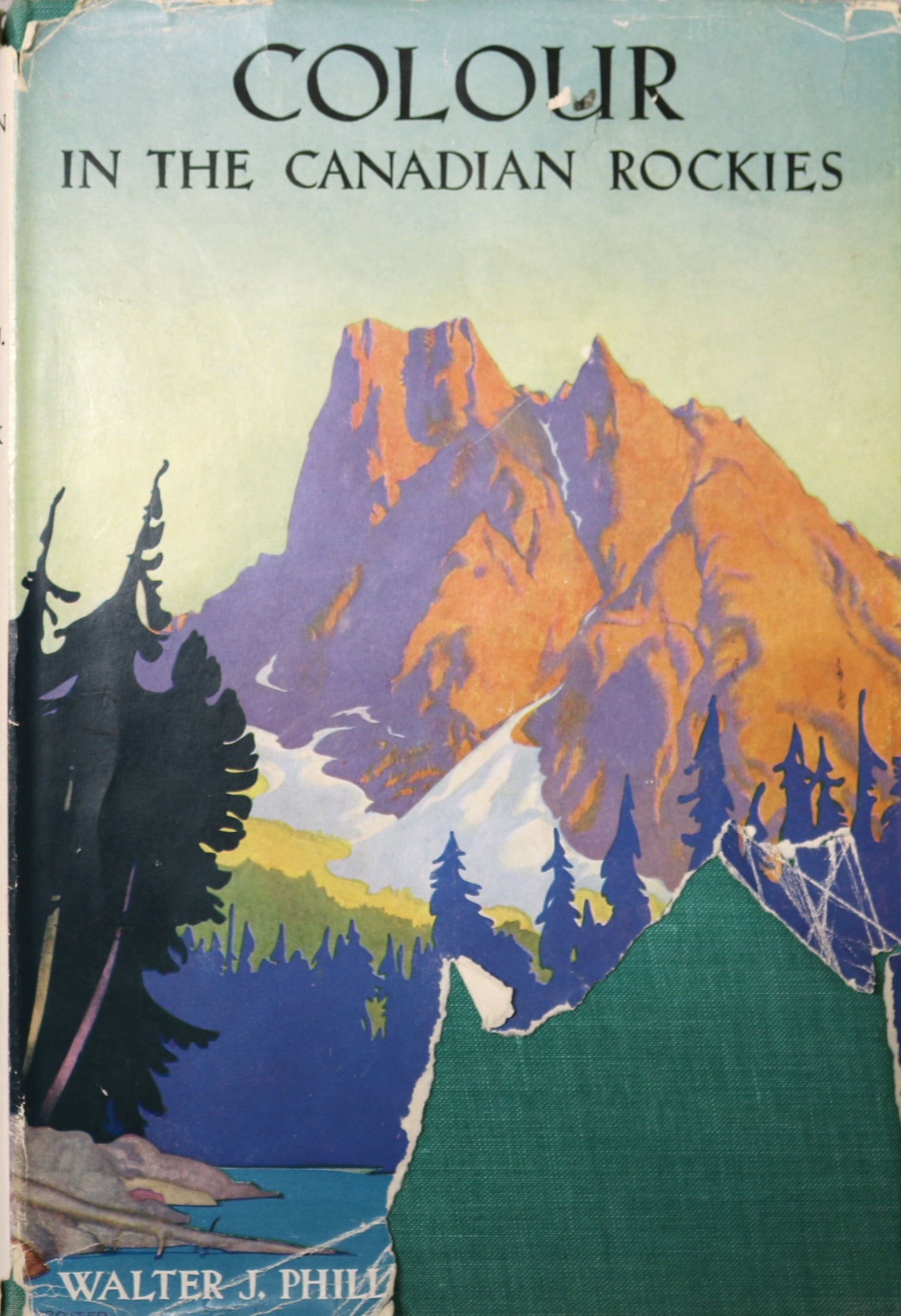 Colour in Canadian Rockies Walter J. Phillips Mountaineering Mountain Artist Art Book