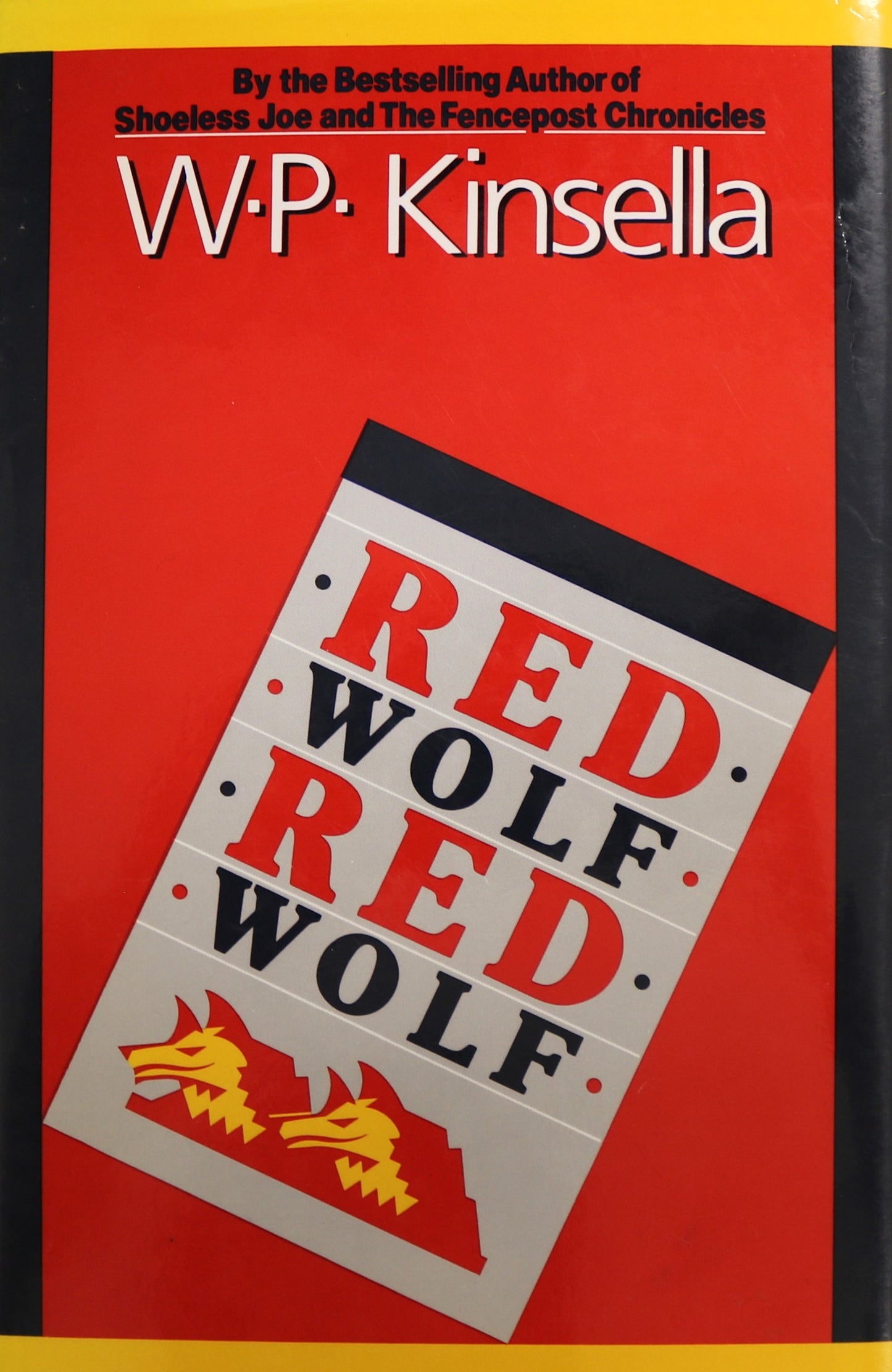 Red Wolf Red Wolf W P Kinsella Short Story Fiction Collection HC Used Book