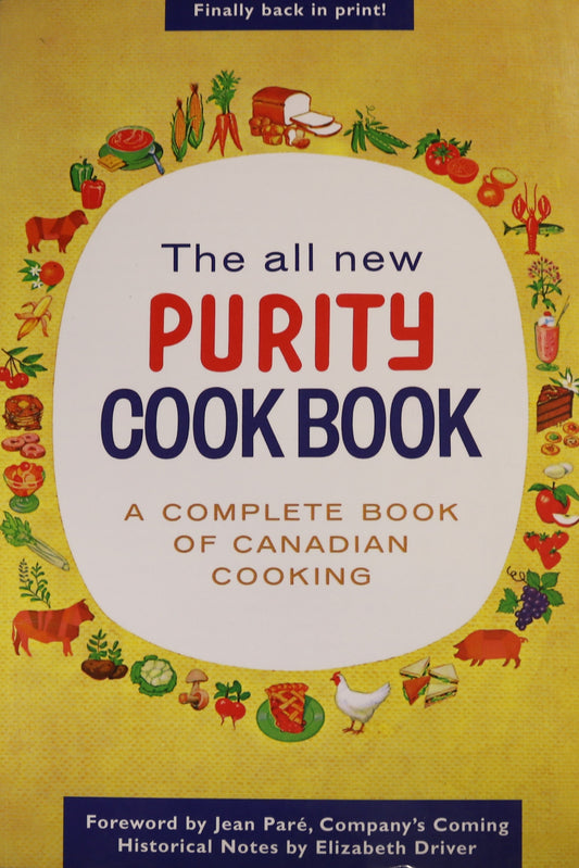 Purity Cook Book Cookbook Canada Canadian Cooking Baking Recipes Used Book