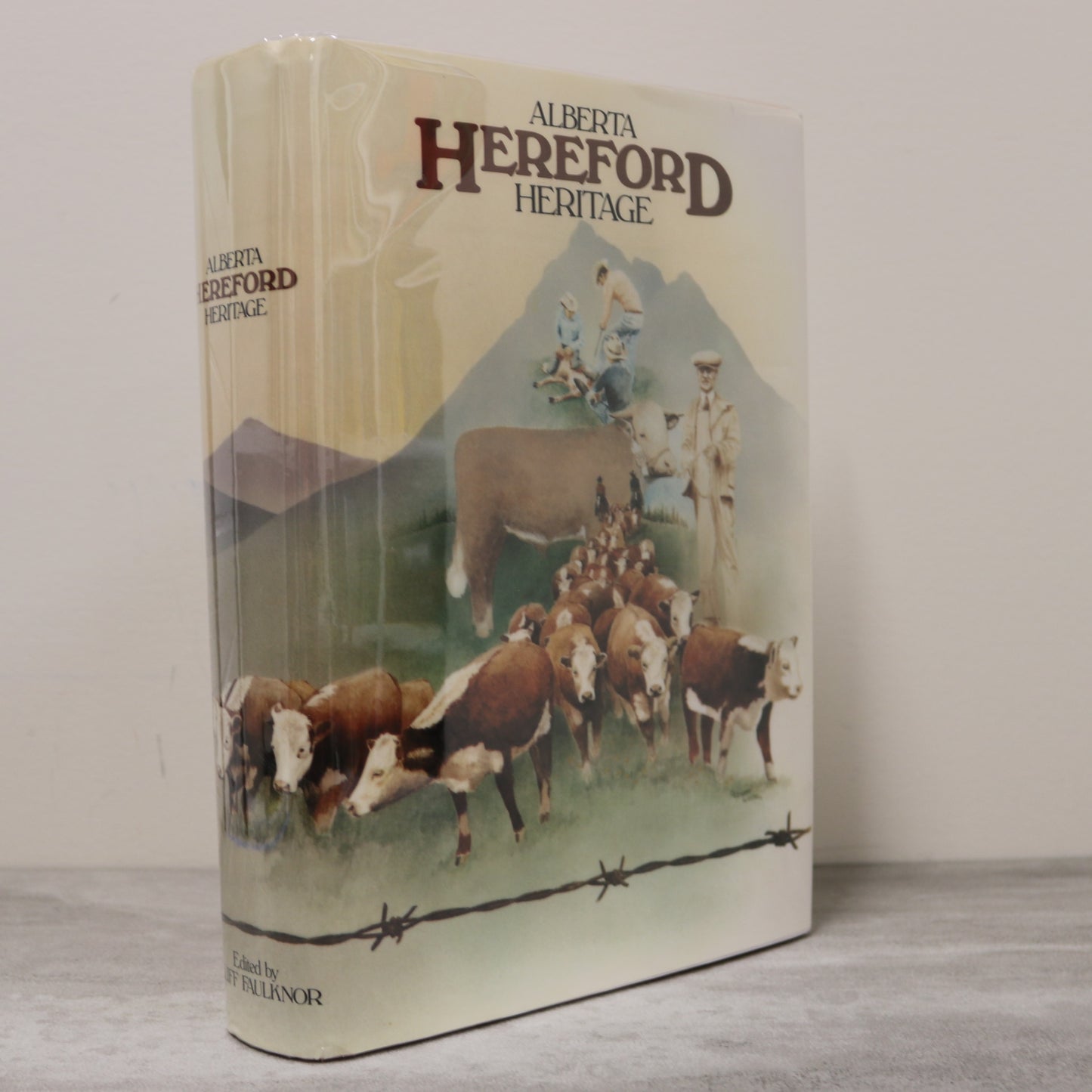 Alberta Hereford Heritage Cattle Breeding Canada Canadian Livestock Farming Used Book