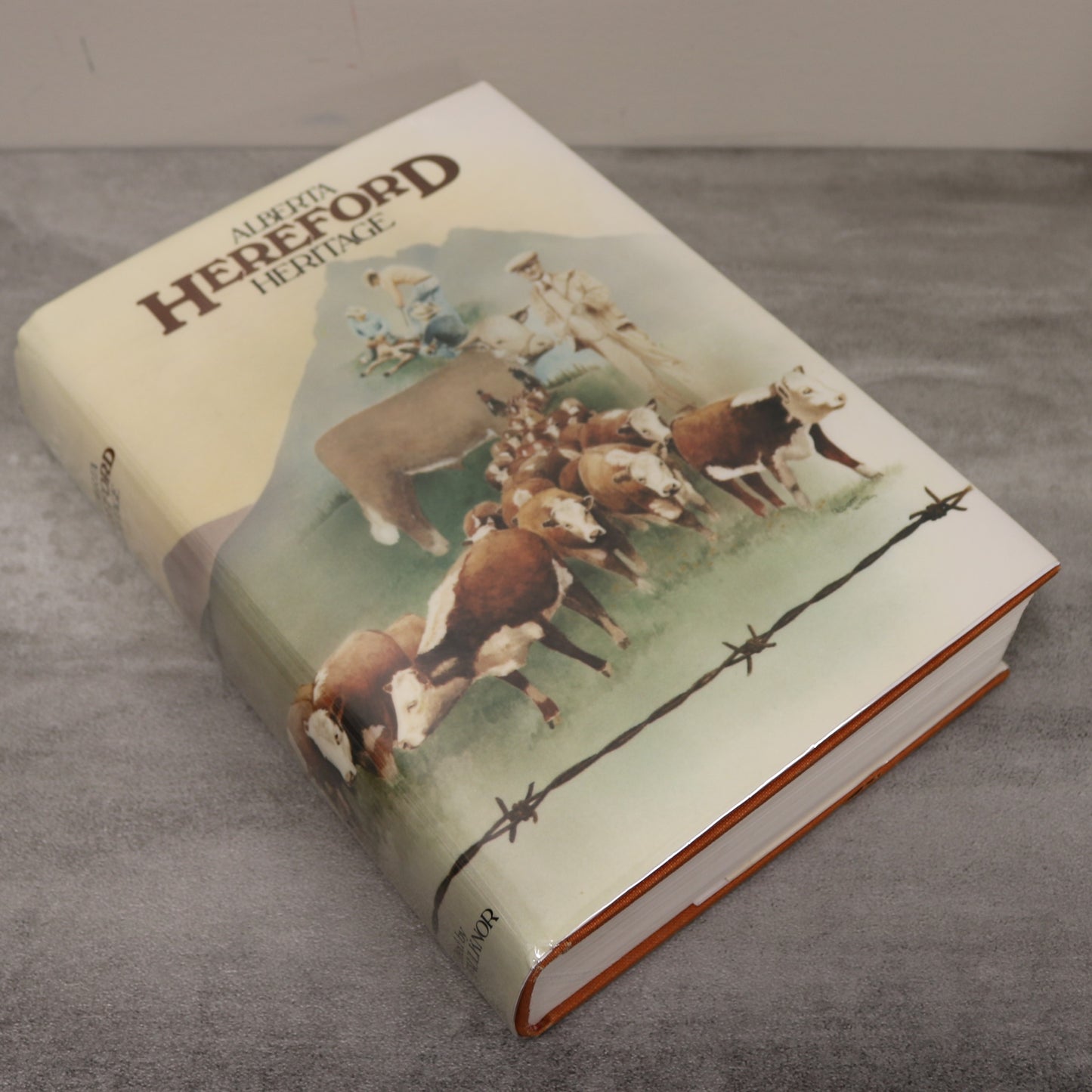 Alberta Hereford Heritage Cattle Breeding Canada Canadian Livestock Farming Used Book