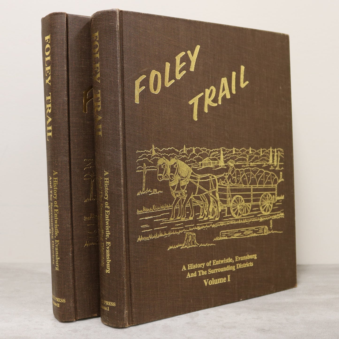 Foley Trail Entwistle Evansburg 2 Volume Alberta Canada Canadian Local History Book