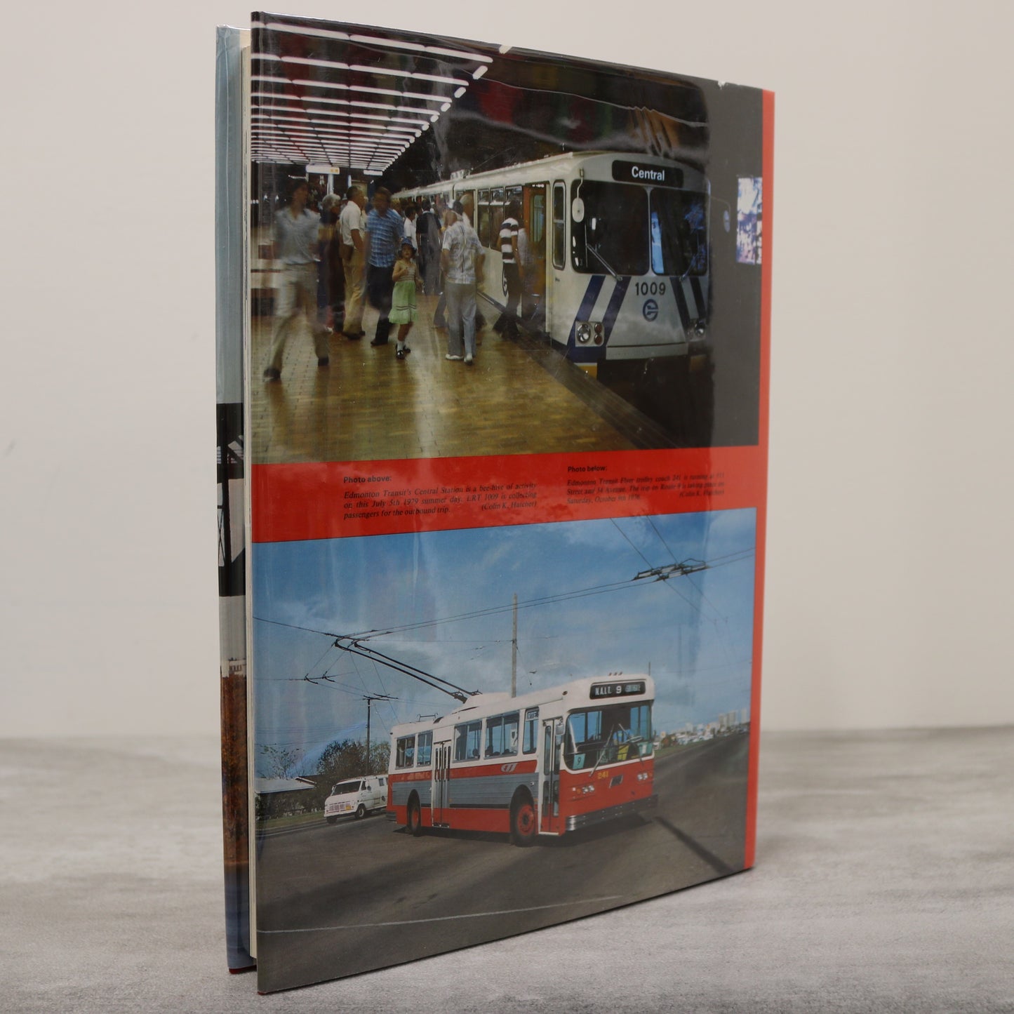 Edmonton Electric Transit Streetcars Trolley Buses Pictorial History Used Book