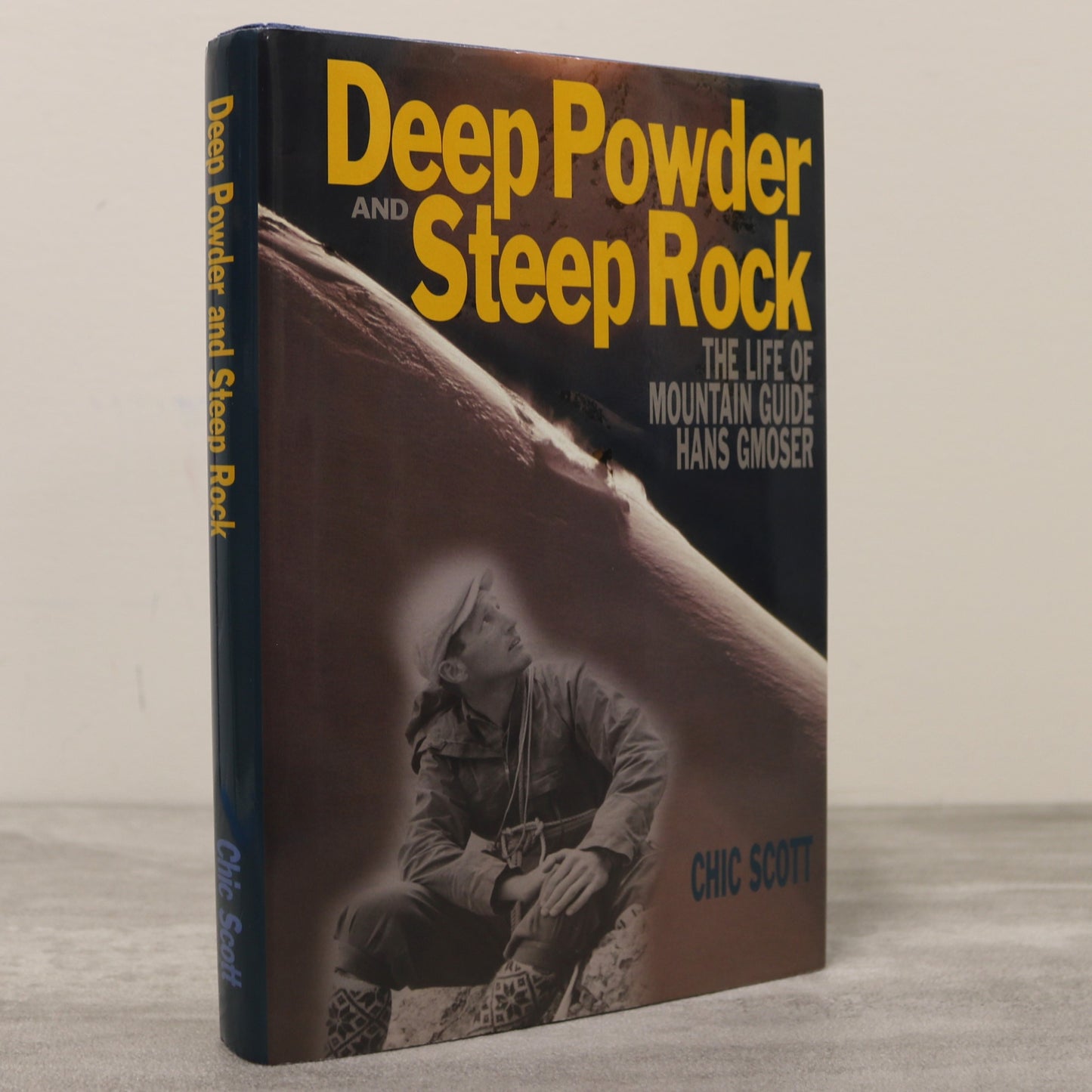 Deep Powder Steep Rock Hans Gmoser Mountain Climbing Climber Biography Used Book