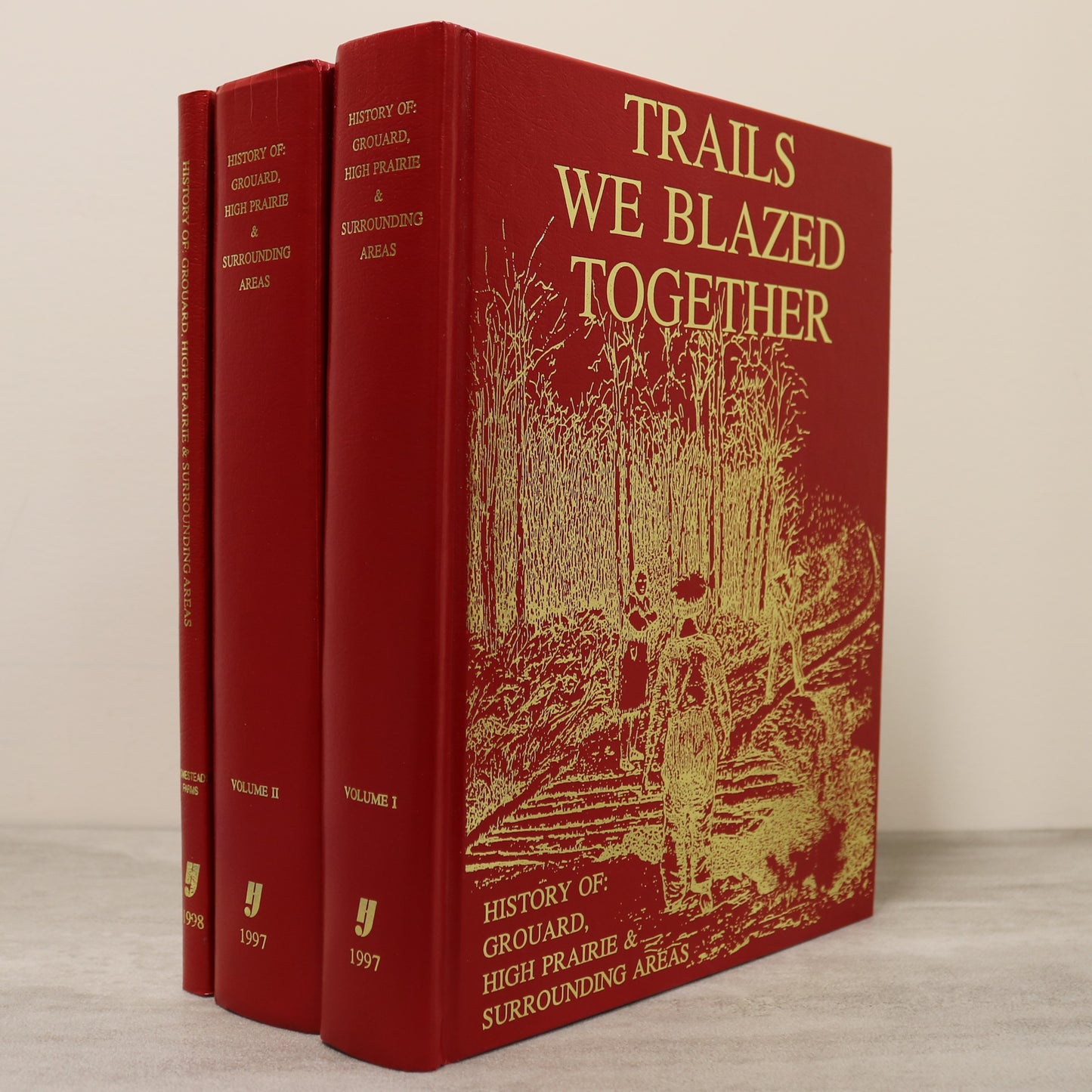 Trails We Blazed Together Grouard High Prairie 3 Vol Alberta Canada Local History Book