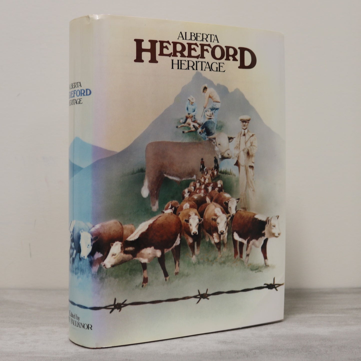 Alberta Hereford Heritage Cattle Breeding Canada Canadian Livestock Farming Used Book