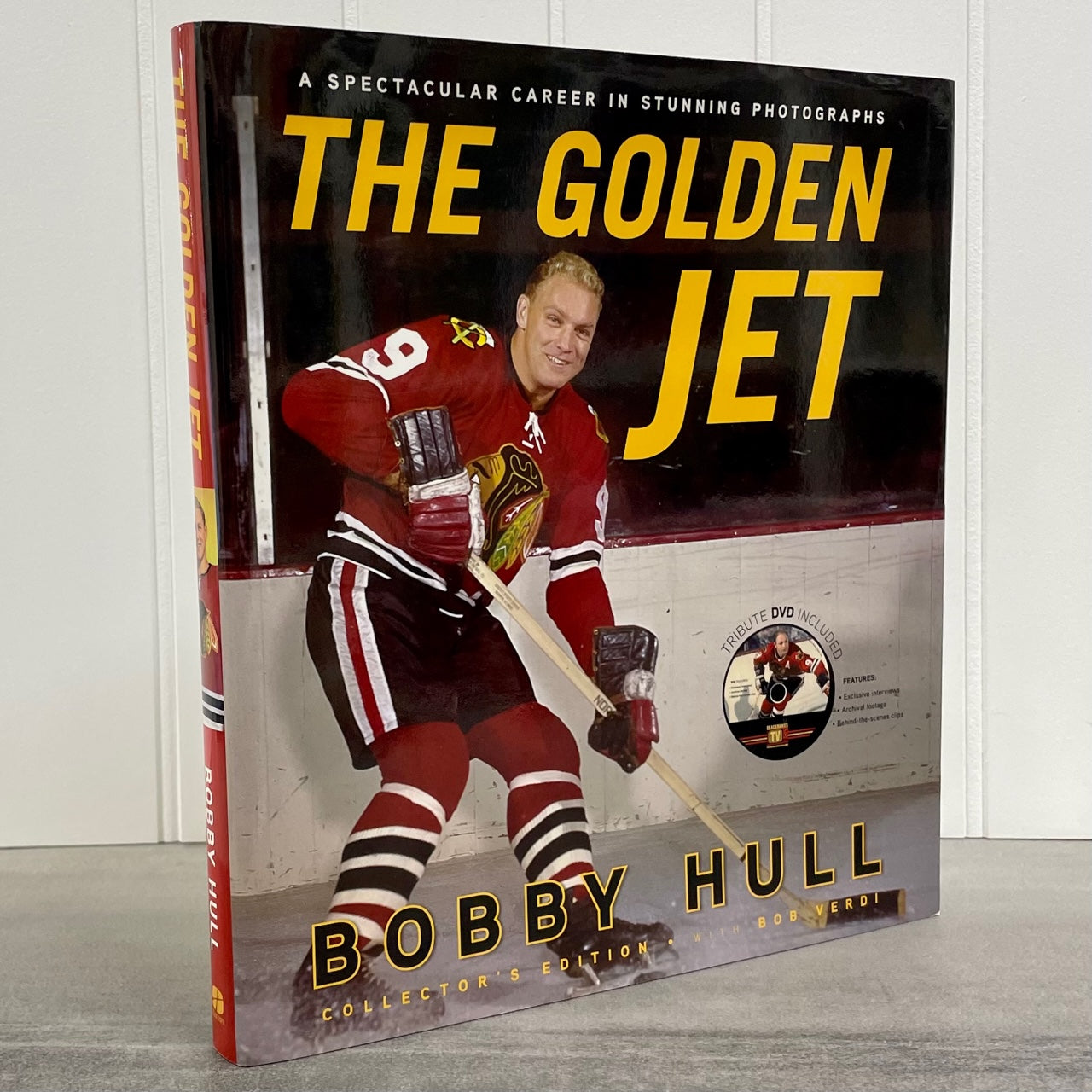 Golden Jet Bobby Hull Chicago Blackhawks NHL Hockey Used Book