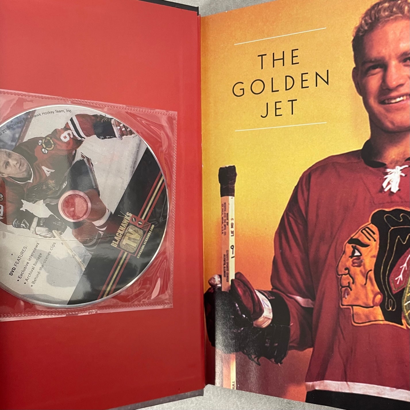 Golden Jet Bobby Hull Chicago Blackhawks NHL Hockey Used Book