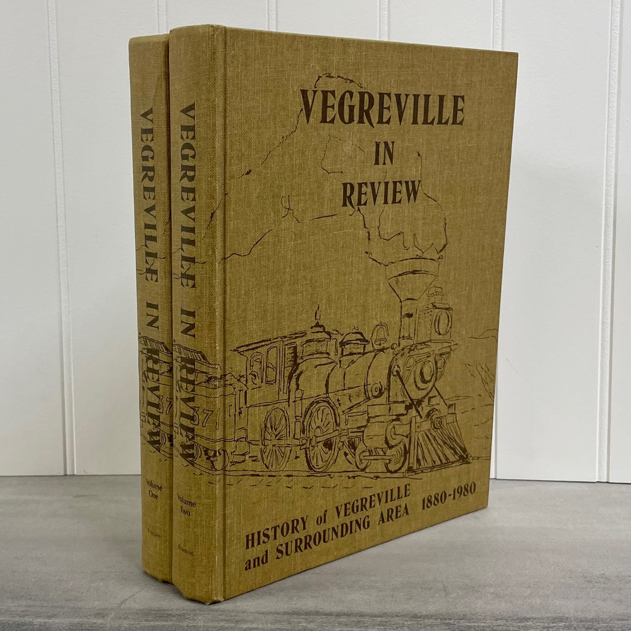 Vegreville in Review 2 Vols Alberta Canada Canadian History Used Book