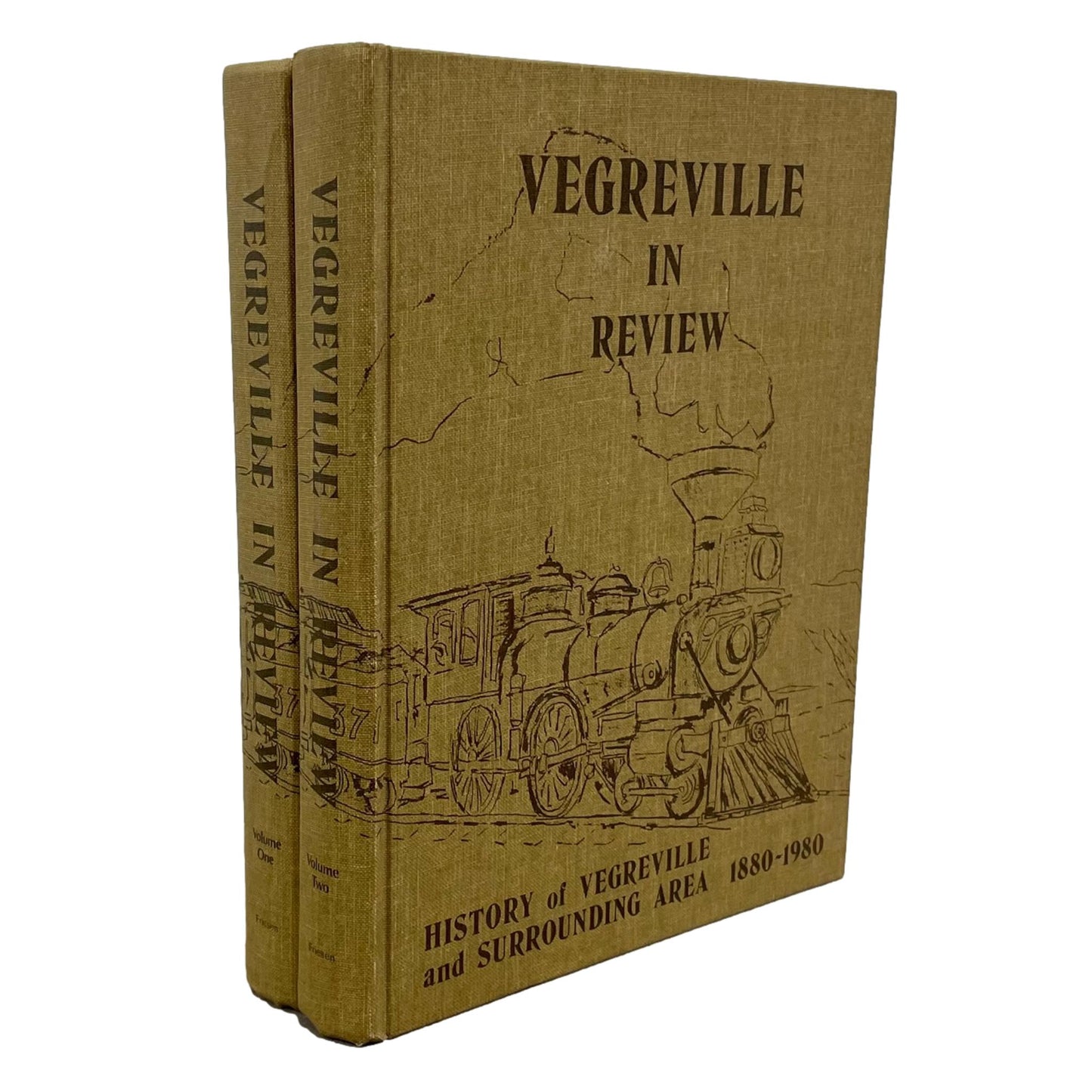 Vegreville in Review 2 Vols Alberta Canada Canadian History Used Book