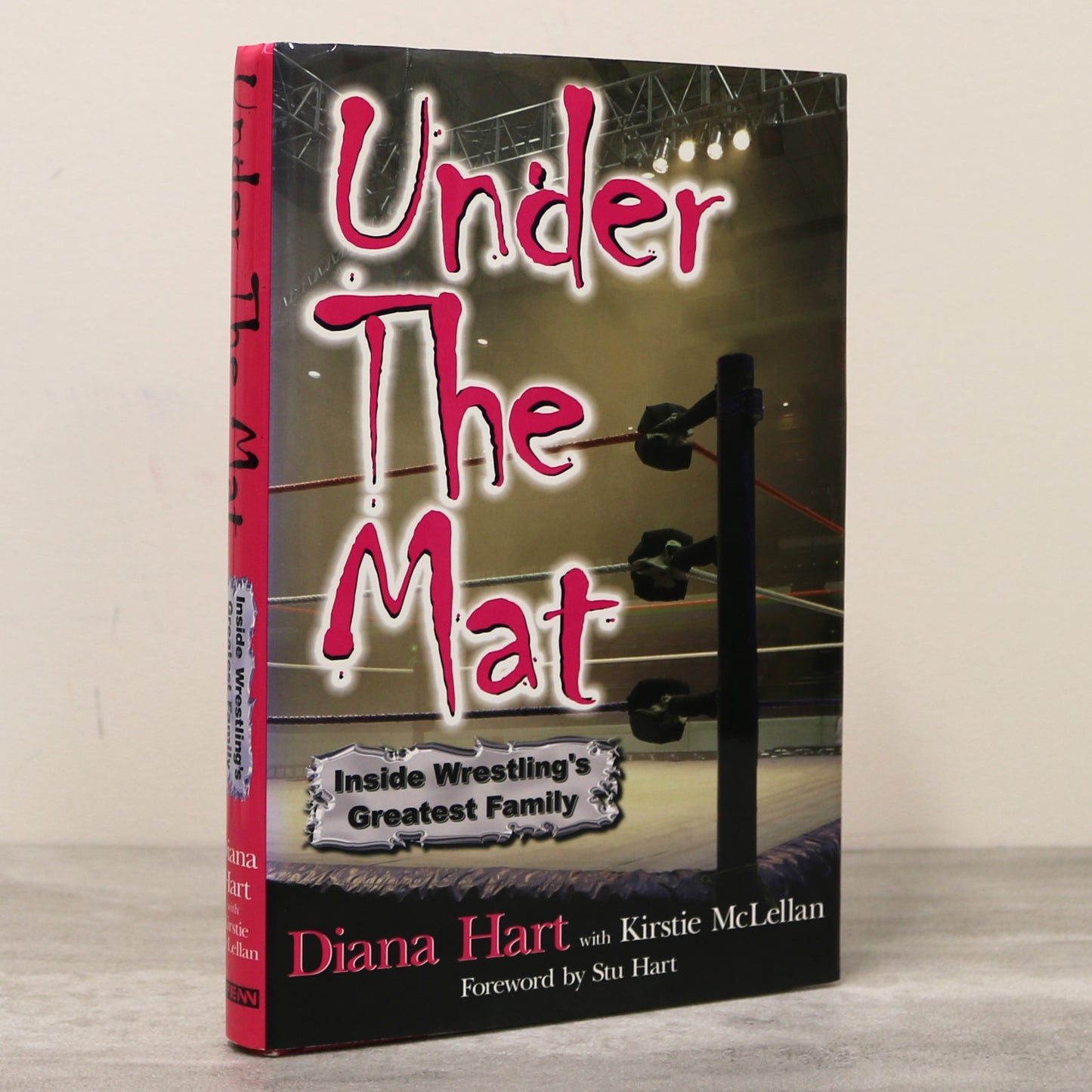 Under the Mat Own Bret Diana Hart Wrestling Wrestler WWE WWF Used Book