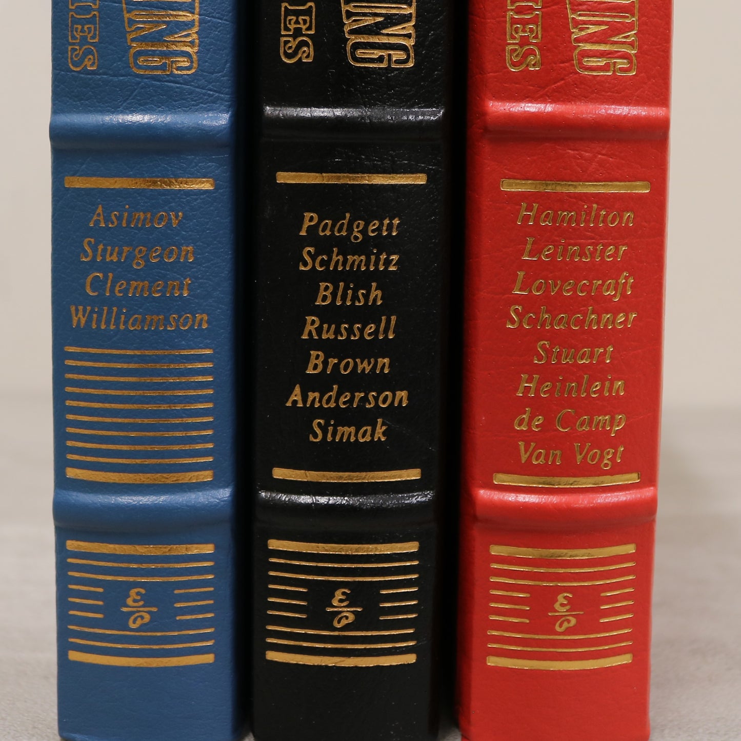 Astounding Stories Easton Press Science Fiction Leather Binding 3 Volumes Book