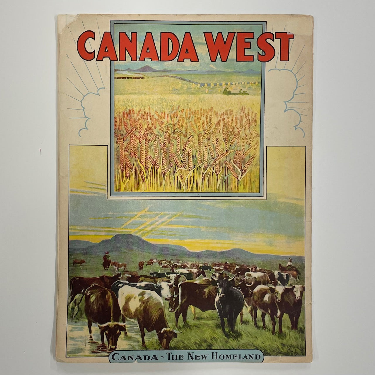 Canada West 1924 Alberta Saskatchewan Manitoba History Pamphlet Settler Magazine