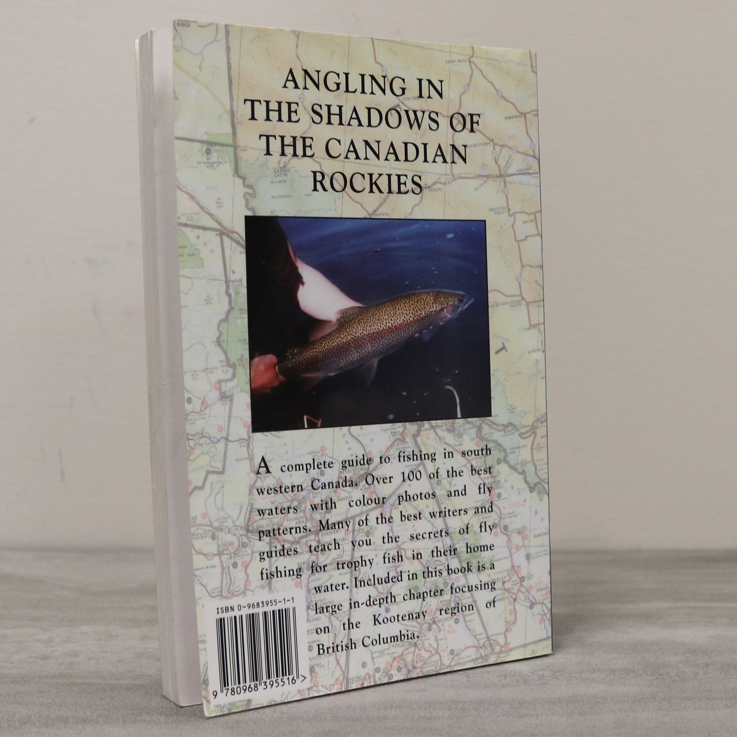 Angling in Shadows of Rockies Fly Fishing Angling Fish Alberta BC Canada Used Book