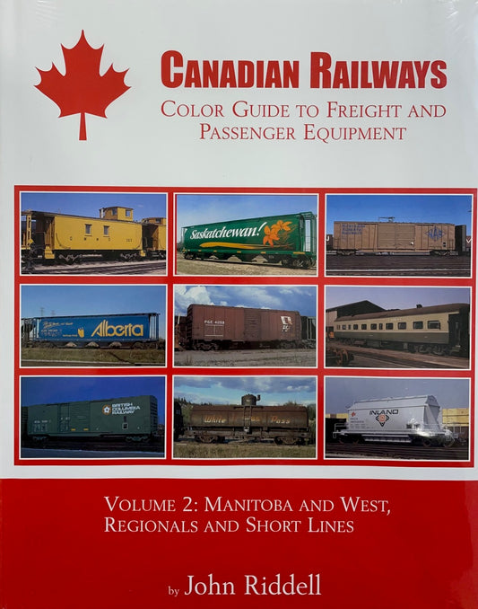 Canadian Railways Guide Freight Passenger Equipment Railroad Engines Illustrated Book
