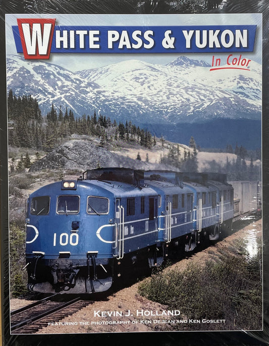 White Pass Yukon Railway Railroad Canada Canadian Train Engine Illustrated History Book