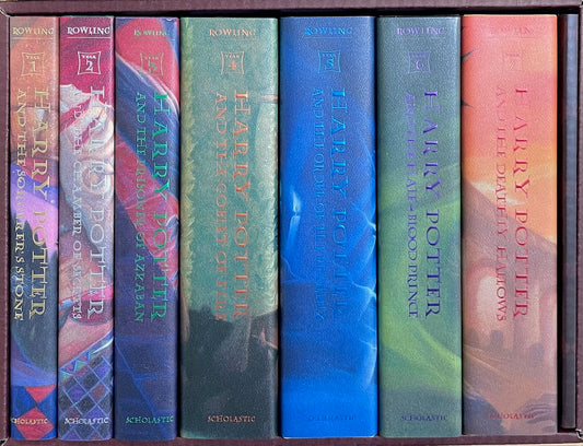 Harry Potter Hardcover Complete Boxed Set with Trunk JK Rowling Fiction Books