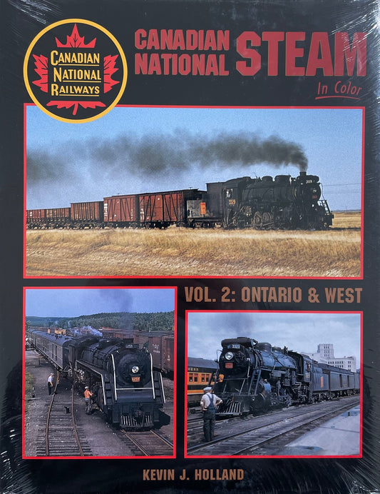 Canadian National Railways Steam Ontario West Railroad History Book