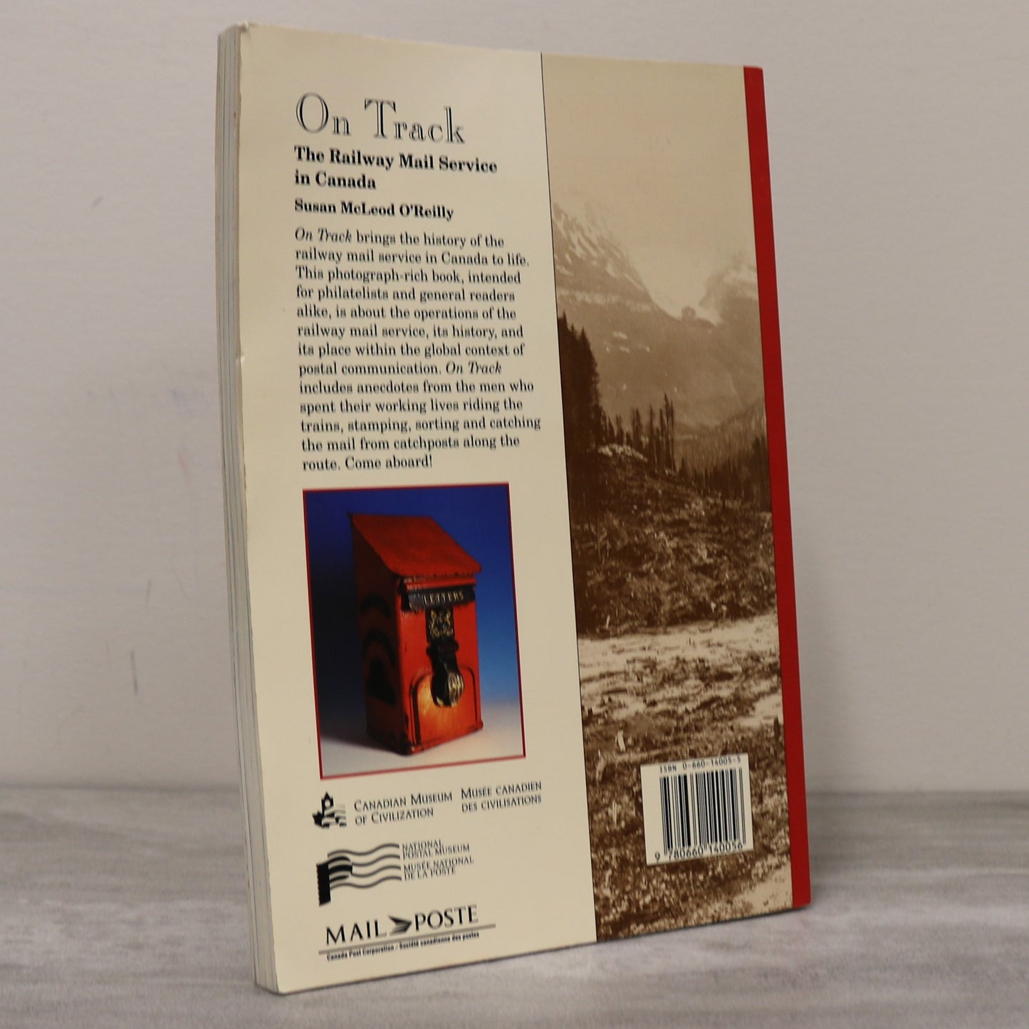 On Track Railway Mail Service Canada Railroad Canadian Postal History Book