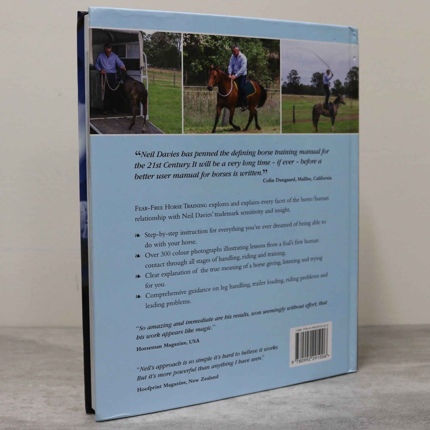 Fear Free Horse Training Equine Equestrian Trainer Neil Davies Book