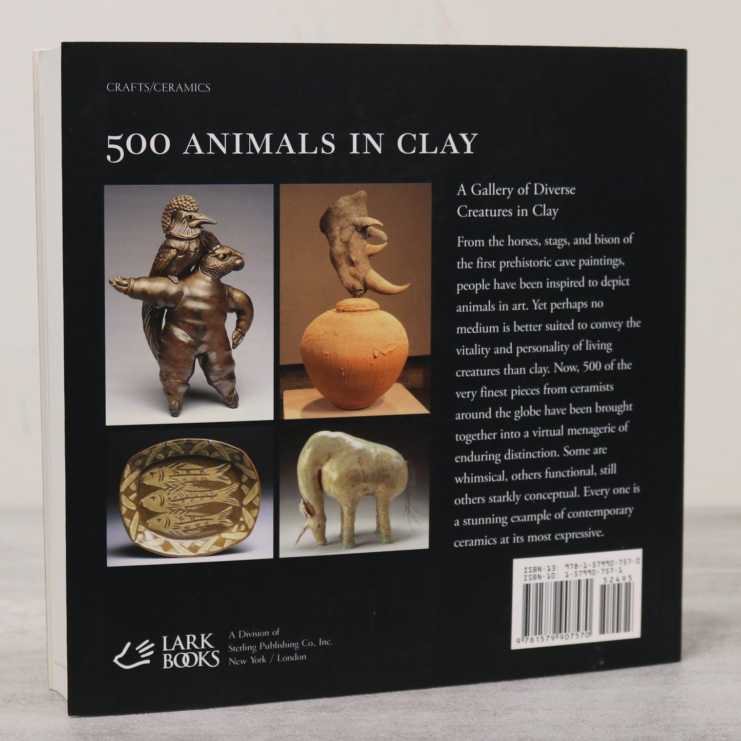 500 Animals in Clay Pottery Potter Ceramics Lark Art Book