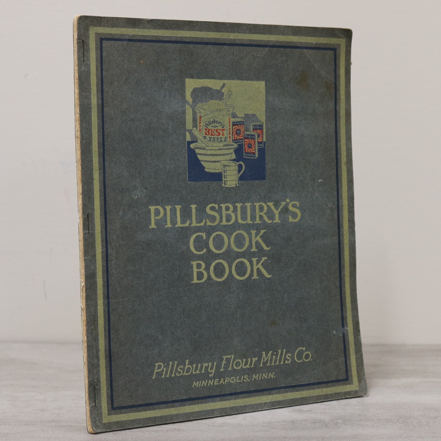 Pillsbury's Cook Book Cookbook Cooking Recipe Flour Old Vintage Book