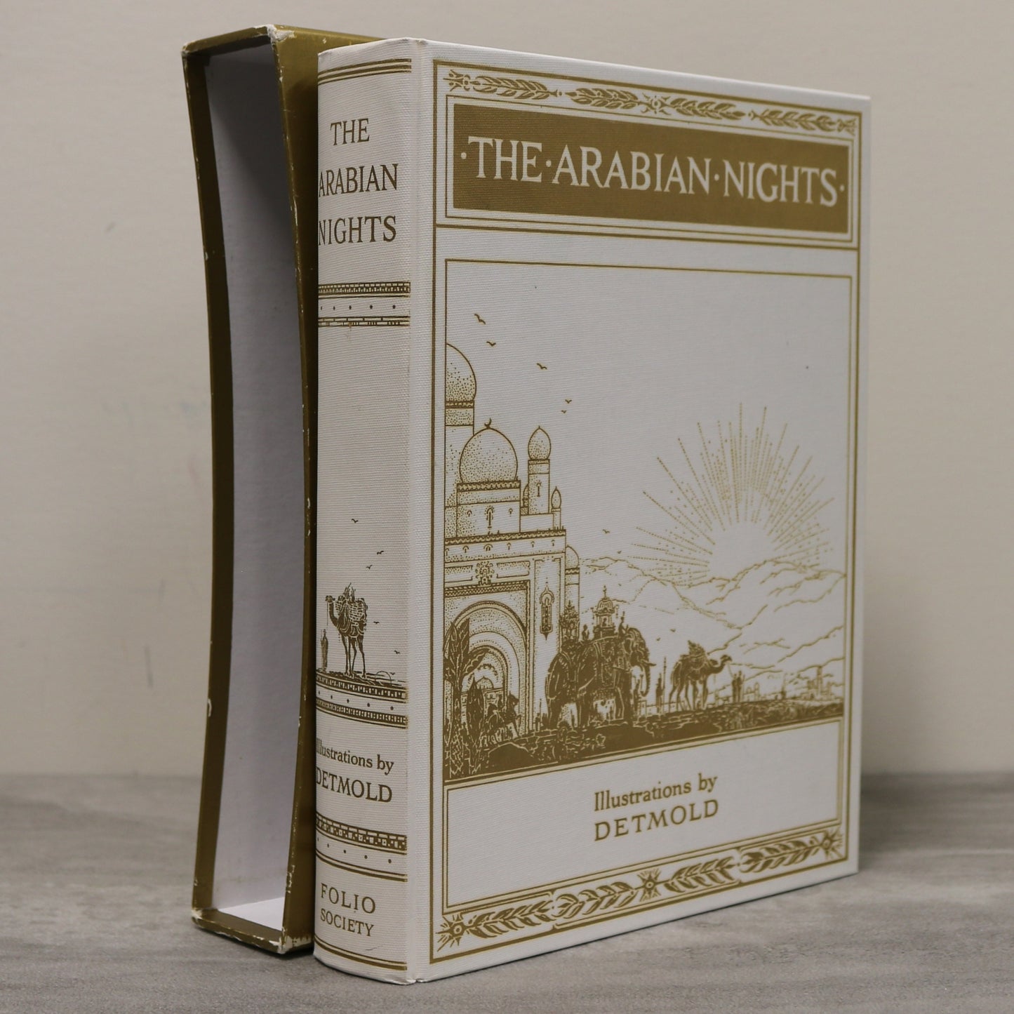 The Arabian Nights Folio Society Detmold Slipcase Classic Book