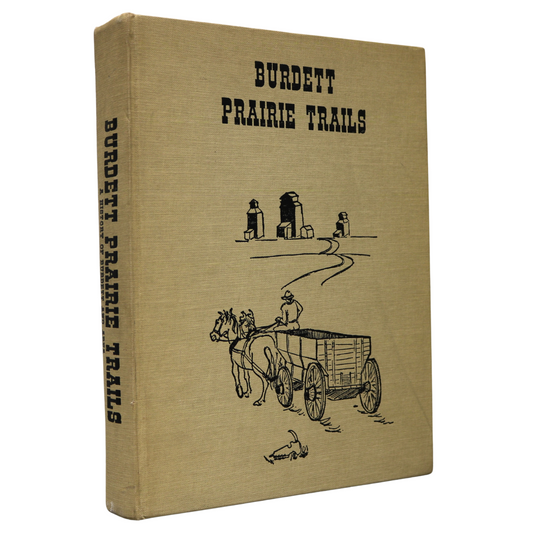 Burdett Prairie Trails Alberta Canada Canadian Town Local History Used Book