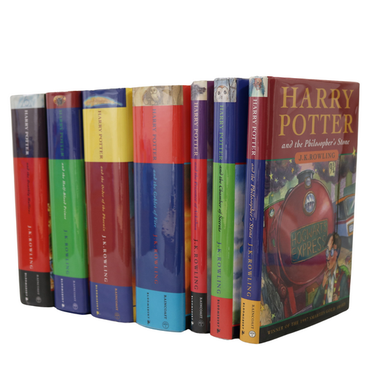 Harry Potter Complete Raincoast Bloomsbury Hardcover Set J.K. Rowling Fiction Books