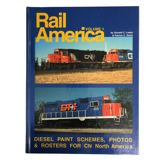 Rail America Vol. 1 CNR GTW CN Diesel Train Engines Illustrated History Used Book