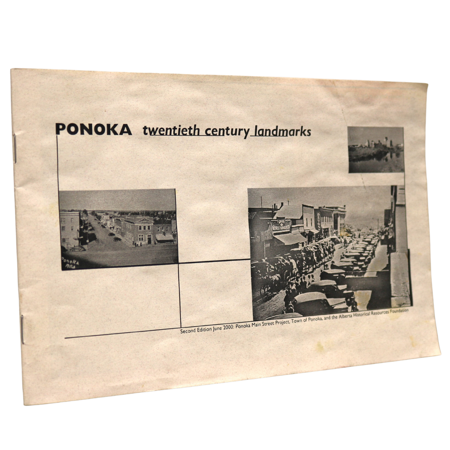 Ponoka Twentieth Century Landmarks Alberta Canada Canadian Local History Book