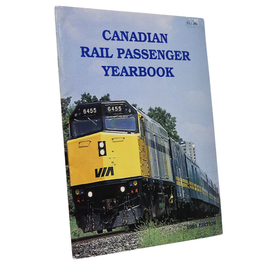 Canadian Rail Passenger Yearbook 1993 Canada Railway Railroad Trains Used Book