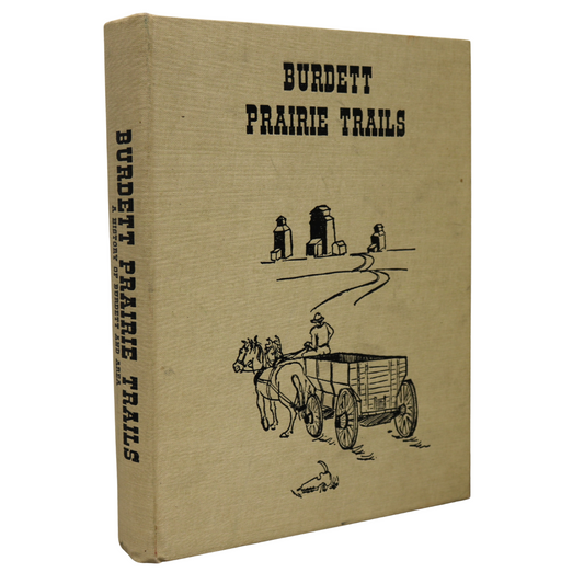 Burdett Prairie Trails Alberta Canada Canadian Town Local History Used Book