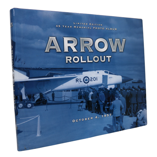 Arrow Rollout 45 Year Memorial Photo Album Aircraft RCAF Airforce Military History Book