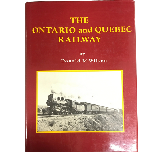 Ontario Quebec Canada Canadian Trains Railway Railroad Illustrated History Used Book