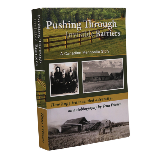Pushing Invisible Barriers Canada Canadian Mennonite Autobiography Used Book
