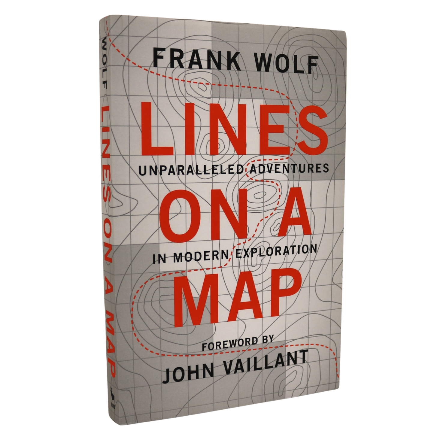 Lines on a Map Modern Exploration Travel Memoir Explorer Frank Wolf Used Book