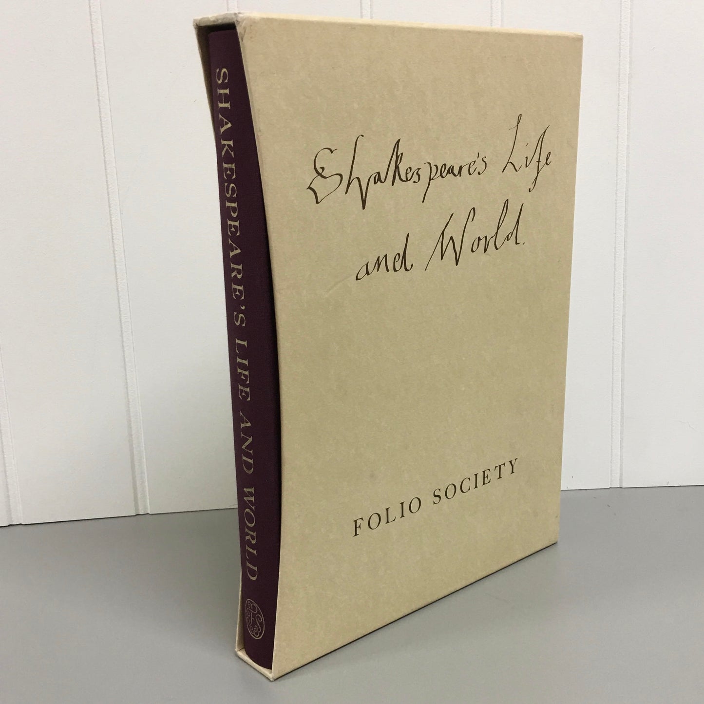 William Shakespeare's Life and World History England English Society Folio Society Book