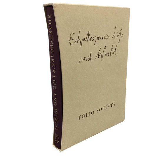 William Shakespeare's Life and World History England English Society Folio Society Book