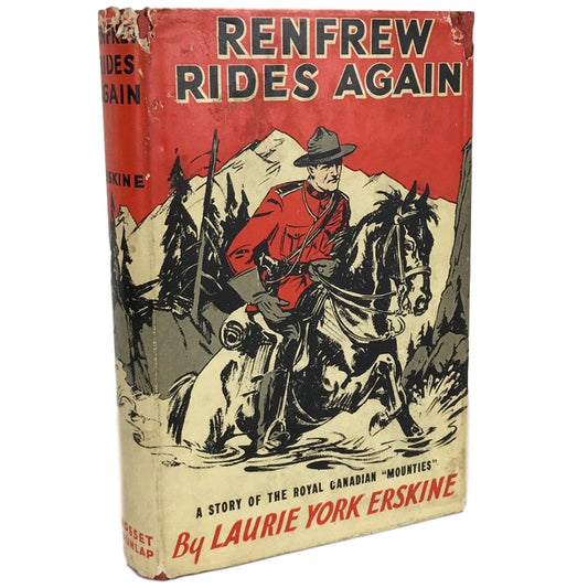 Renfrew Rides Again Laurie York Erskine RCMP Mountie Mounted Police Used Book