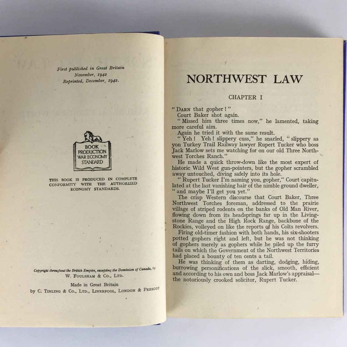 North-West Law Samuel Alexander White RCMP Mountie Fiction Western Book