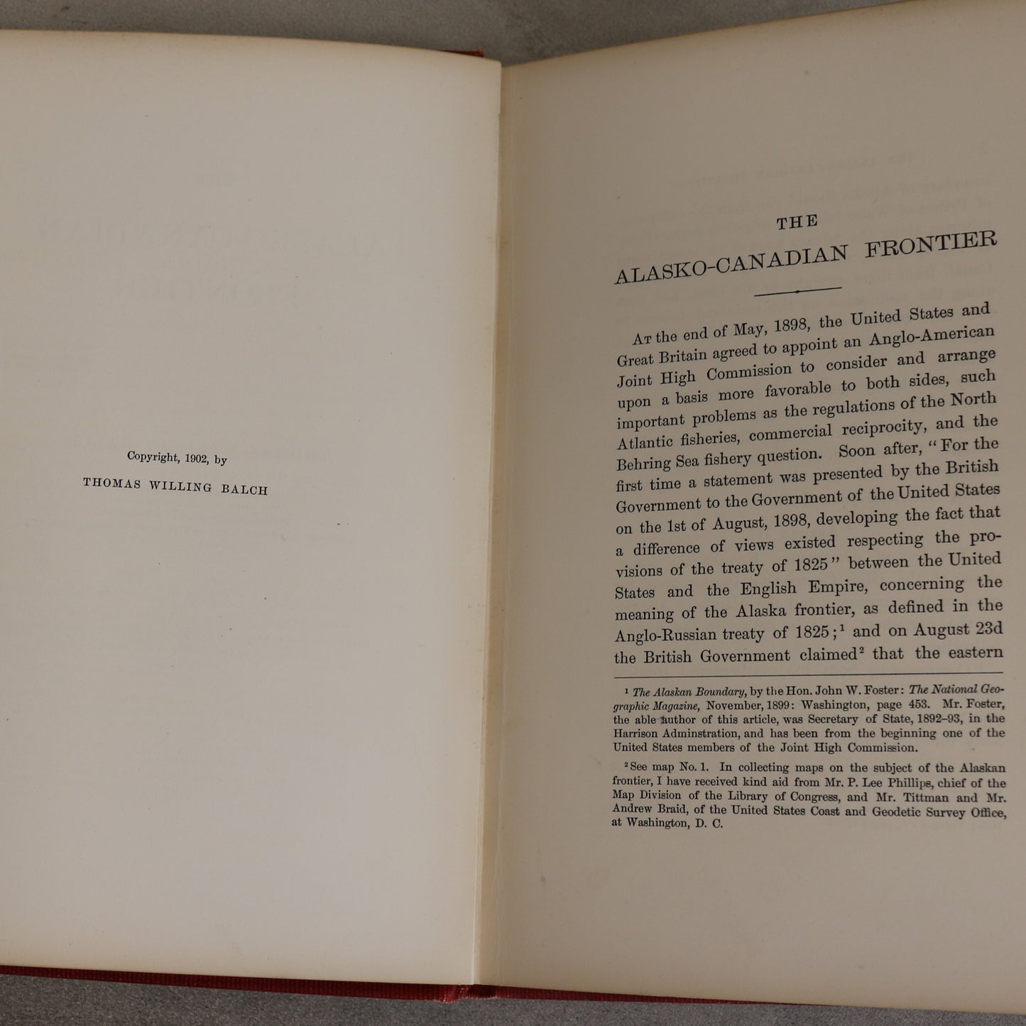 Alasko-Canadian Frontier Alaska US British Columbia Canada History Used Book