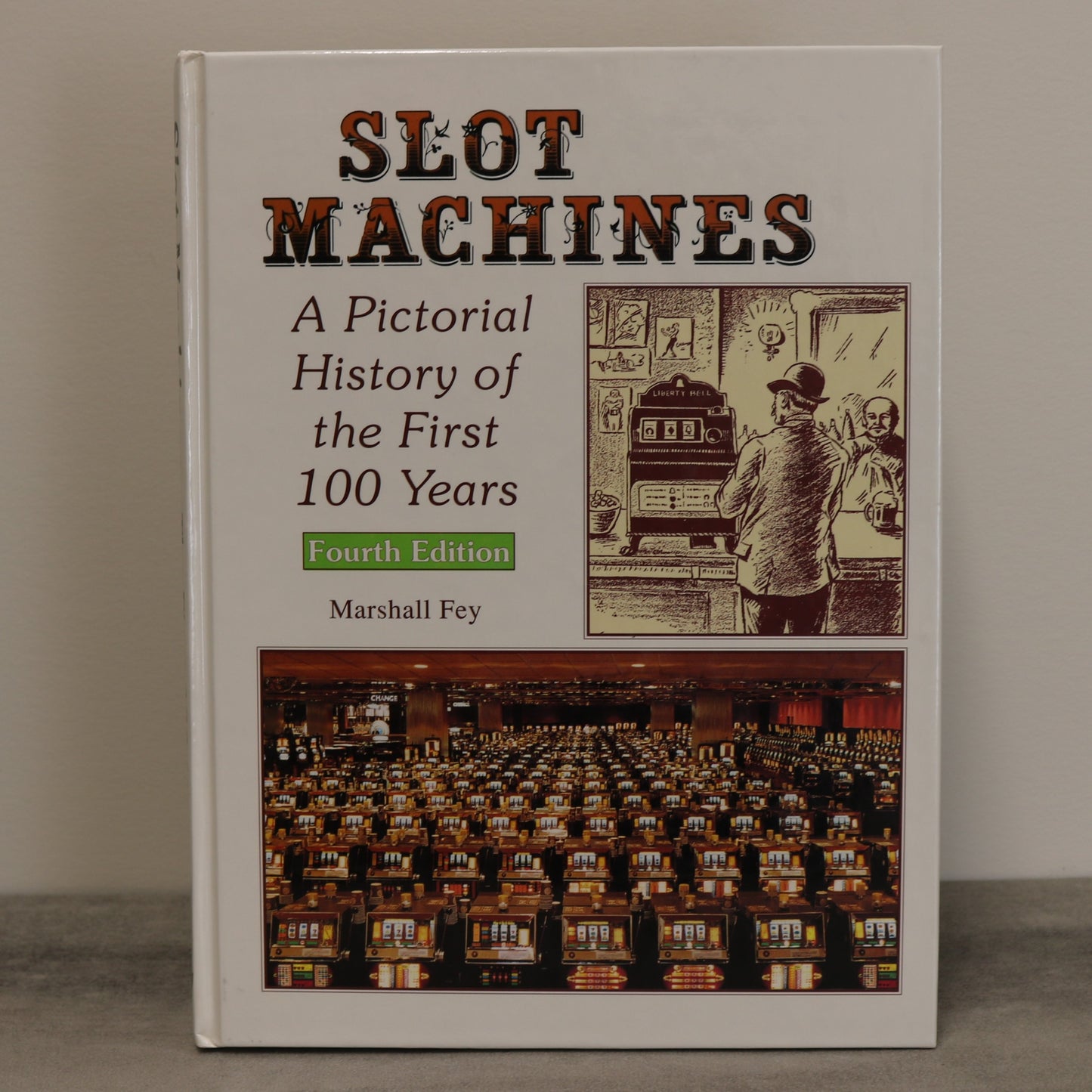 Slot Machines Pictorial las Vegas History Coin Gaming Antique Casino Used Book