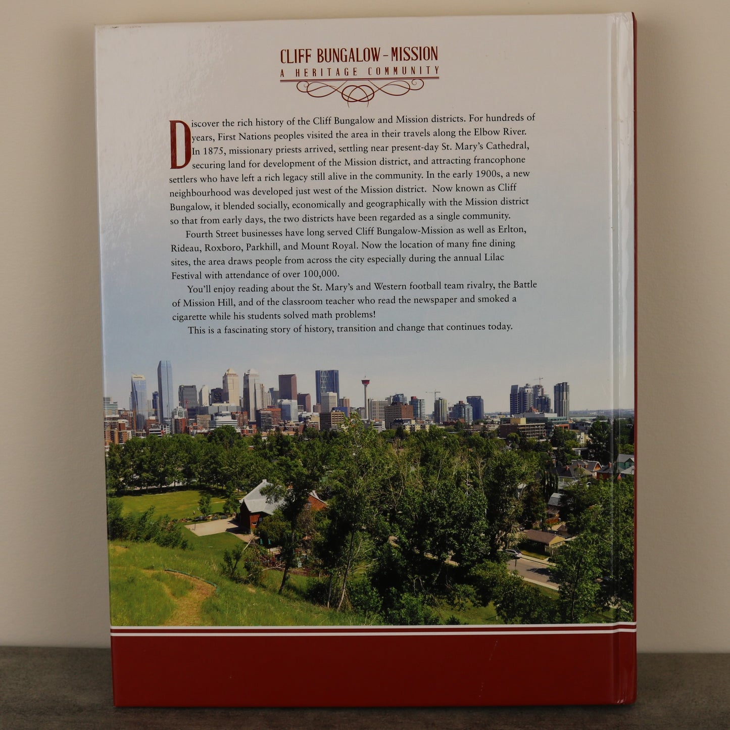 Cliff Bungalow-Mission Calgary Alberta Canadian Local History Used Book