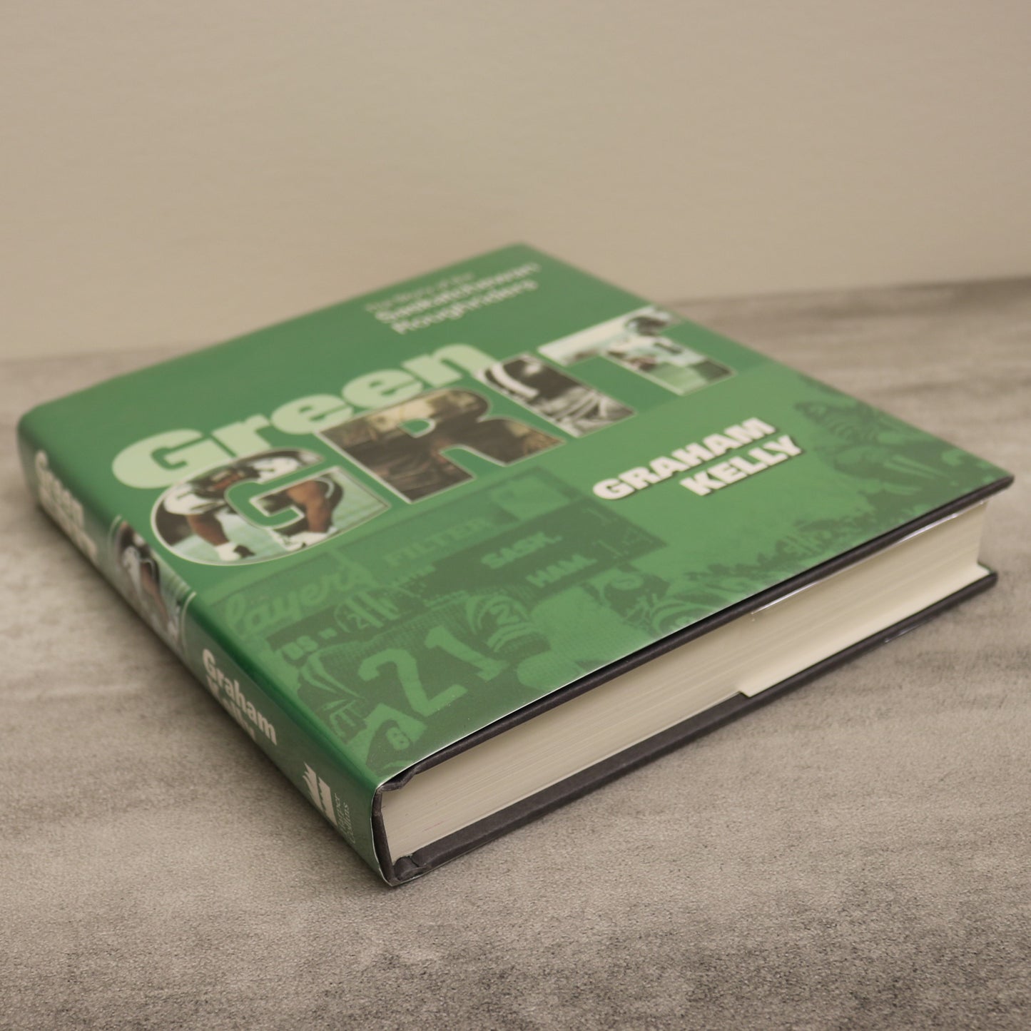 Green Grit Saskatchewan Roughriders Football Sports Used Book